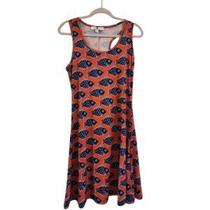 Jean-Pierre Klifa Bridgit dress,  fish print size large
